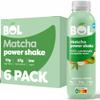 BOL Matcha Power Shake - Ready-to-Drink Nutritionally Complete Meal, 27g Plant Protein, 10g Fibre, 26 Vitamins & Minerals, Low Sugar Vegan Meal Replacement Shake (410ml x 6 Bottles) view 1