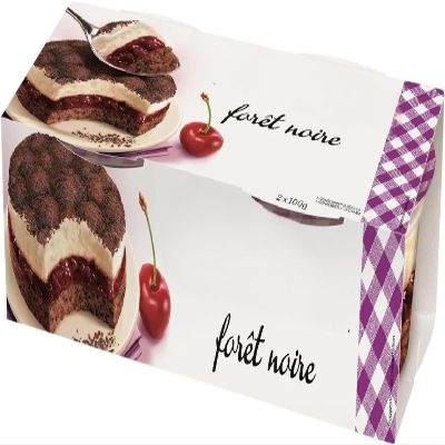 Bonne Manam Foret Noire dessert 2x100g - 200g - 12