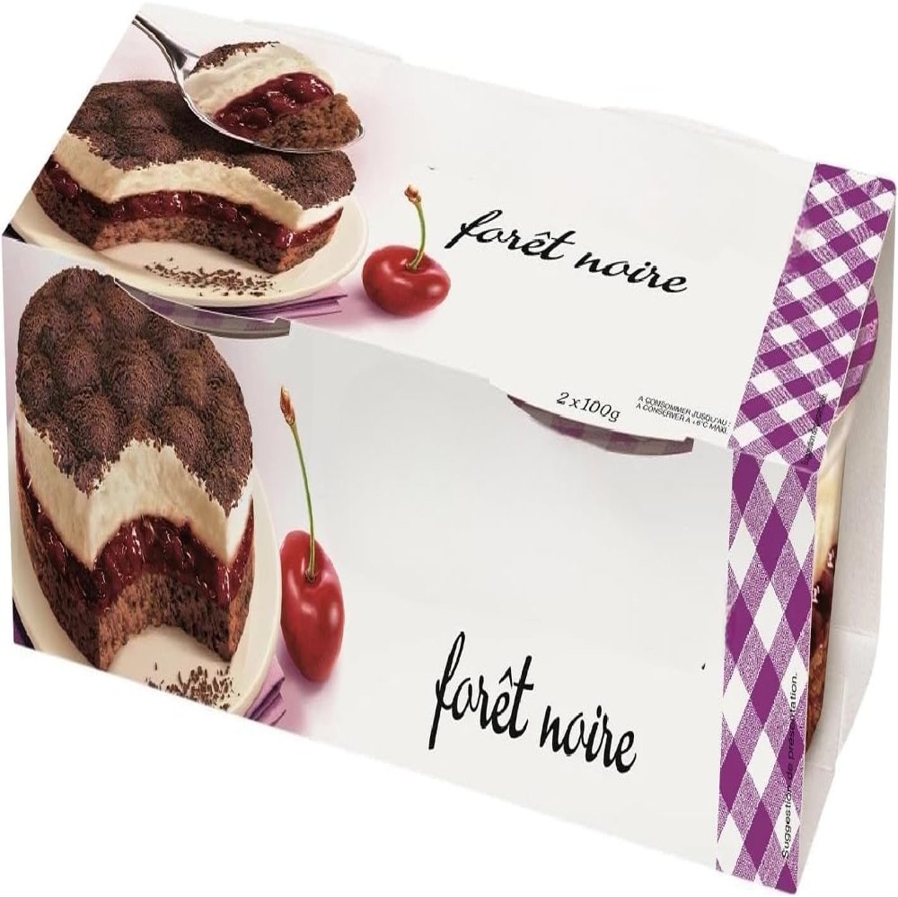 Bonne Manam Foret Noire dessert 2x100g - 200g - 12