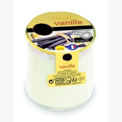 Gulbert Natural vanilla yogurts 6x150g - 900g - pack of 6