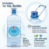 CPD My Cafe Kingshill 15L Natural Mineral Water | Bulk Bottled Water for Home & Office Water Dispenser | Pure Scottish Still Water Container for Water Cooler| Eco-Friendly Premium Hydration view 4