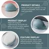 VICASKY Cleaning Brush Multipurpose 2pcs Whale Shaped for Shoes and Clothing Shoe Cleaning Brush with Sturdy Pp+pe Material in Blue for Household Laundry view 4