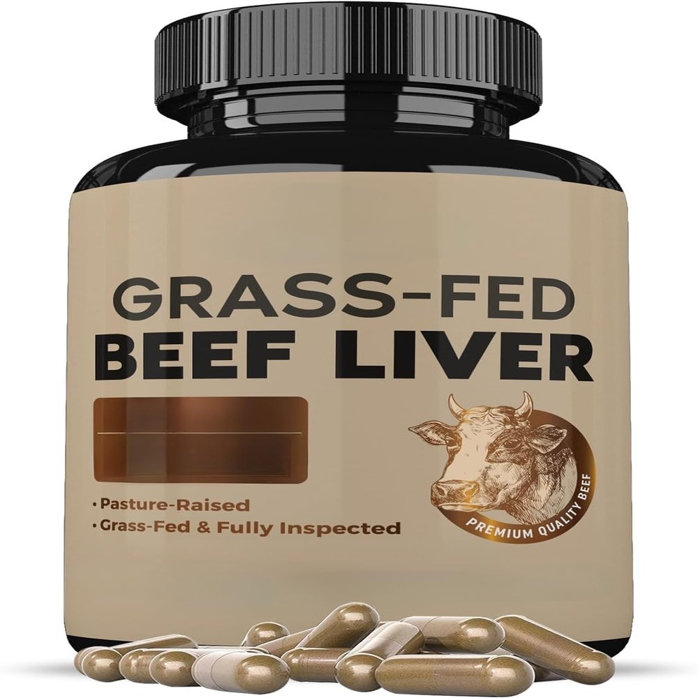 Grass Fed Desiccated Beef Liver - Natural for Energy - Supports Body Wellness, Cleansing, Digestion.