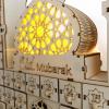 Bottone Eid Countdown Calendar with Led Light Desktop Decor Ornament for Birthday Festival Holiday Party Decoration Eid Countdown Calendar view 3