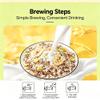 Banana Milk Oatmeal Cereal 300g Can, Natural Instant Breakfast with Whole Grains Dried Fruits & Milk Powder(2pcs) view 2
