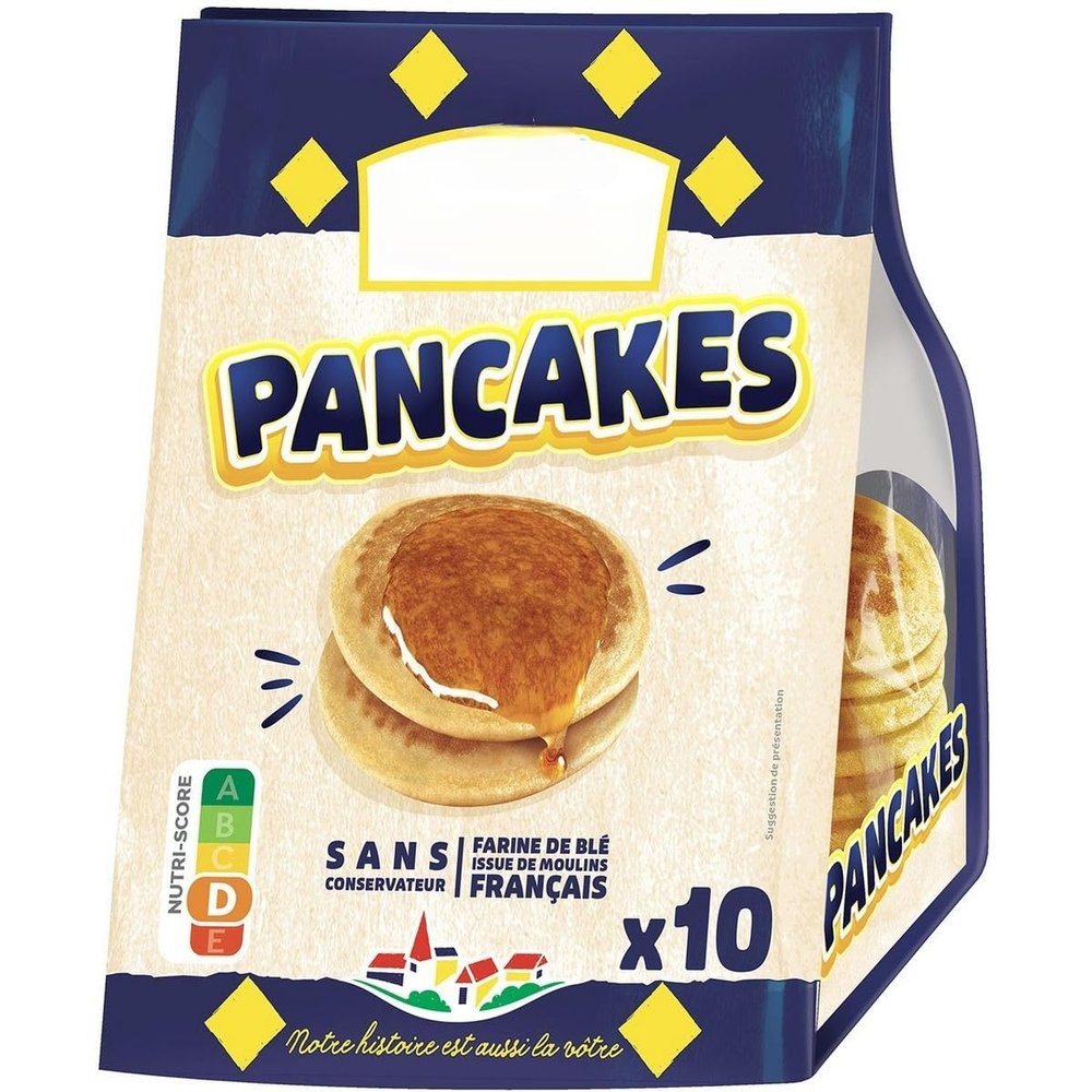 Pasquie`r Plain Pancakes x10-350g pack of 2