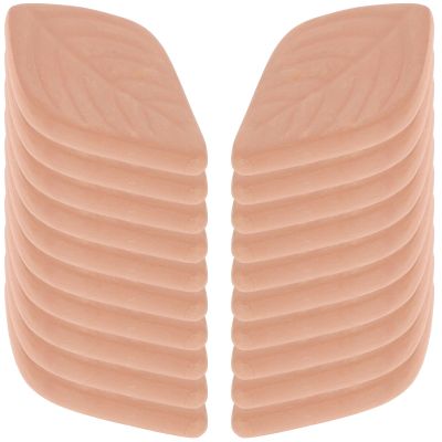 DECHOUS Pottery Moisture Absorber Tablets for Pet Food and Kitchen Containers, Reusable Red Clay Desiccant Leaves Prevent Dampness and Preserve Freshness, 20pcs Pack