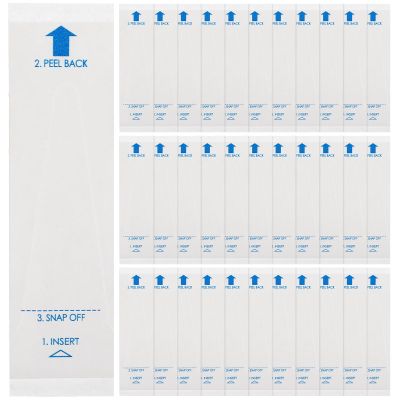 Toyvian Disposable Digital Thermometer Probe Covers Easy to Use 100pcs Made of Safe Pe Material, Thin Film Protective Sleeves for Hygienic Health Monitoring