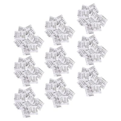 GATHINESS Silica Gel Moisture Absorber Bags 100pcs Reusable Desiccant Sachets with Fast Absorption for Dormitory Drawers and Jewelry Storage
