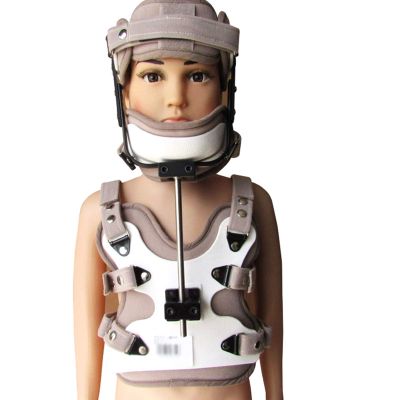MRKU Orthosis Cervical Thoracic Halo Brace,Adjustable Head Neck Chest Cervical U Lumbar Support