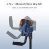 Folding Crutches, Portable Elbow Support, Adjustable Height 14 Levels, 3 Gears Elbow Rest, Walking Aid for Adults 150-180cm, Supports 100kg view 2