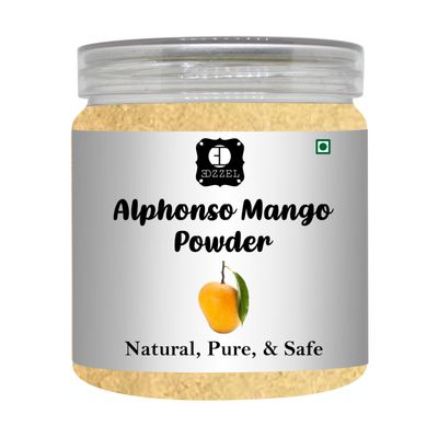 EDZZEL Dried Alphonso Mango Powder | Fine Fruit Powder for Smoothies, Baking, Desserts, Beverages, Ice Cream, Yogurt & Culinary Recipes | Versatile Pantry Ingredient
