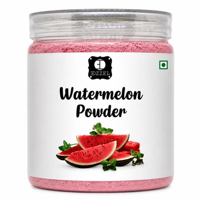 EDZZEL Dried Watermelon Powder for Beverages, Smoothies, Baking & Dessert Mixes | Fine Texture Fruit Powder for Drinks, Yogurt, Ice Cream, Candy Making & Culinary Recipes
