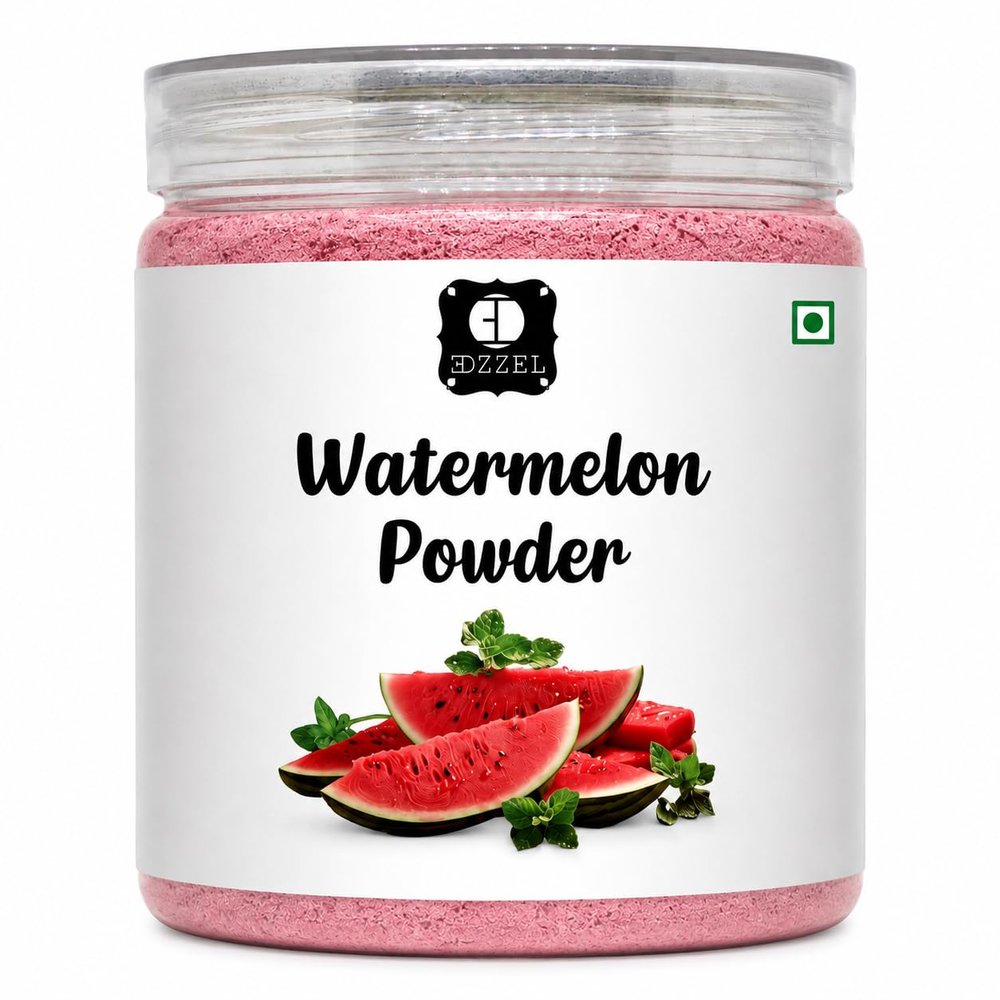 EDZZEL Dried Watermelon Powder for Beverages, Smoothies, Baking & Dessert Mixes | Fine Texture Fruit Powder for Drinks, Yogurt, Ice Cream, Candy Making & Culinary Recipes