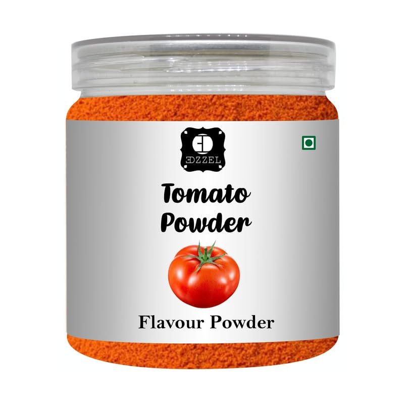 EDZZEL Dried Tomato Powder Fine Ground Culinary Seasoning for Cooking, Sauces, Soups, Marinades, Dry Rubs, Baking and Snack Recipes | Versatile Pantry Ingredient