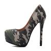 YAWURUNQIN Women's Camouflage Cosplay Heels 6 Inch Stilettos view 2