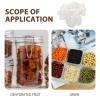 SUPVOX Food Moisture Absorbent Sheets Plant Fibre 100pcs for Biscuit Storage and Cars Desiccant view 3