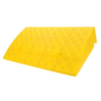 Lurrose Portable Threshold Ramp Curb Ramp for Wheelchairs and Cars Plastic Lightweight Anti-slip Step Mats for Easy Access and Safety Suitable for Driveways