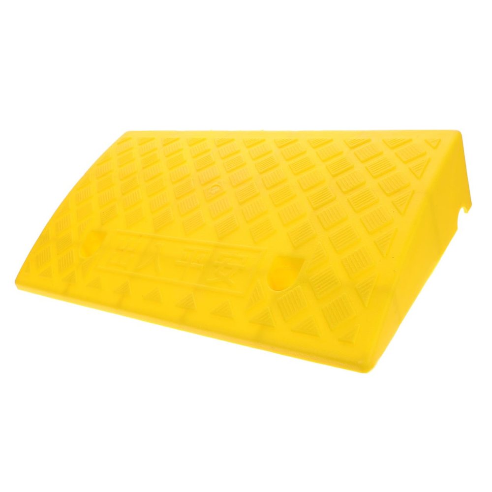 Lurrose Portable Threshold Ramp Curb Ramp for Wheelchairs and Cars Plastic Lightweight Anti-slip Step Mats for Easy Access and Safety Suitable for Driveways