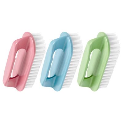 Toyvian Shoe Cleaning Brushes Scrub Brush 3pcs Soft Bristle Lightweight Practical Pp Material Hand-held for Clothes and Shoes Home Handwashing Use