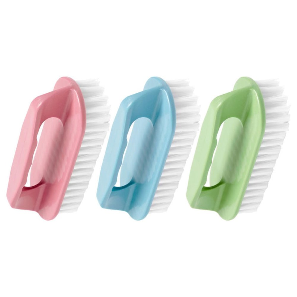 Toyvian Shoe Cleaning Brushes Scrub Brush 3pcs Soft Bristle Lightweight Practical Pp Material Hand-held for Clothes and Shoes Home Handwashing Use