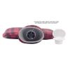 Leak Resistant Hot Water Bag Elastic Closure Technology Checkered Exteriors Ergonomic Rubber Liners Day Warmth Supply High Densities PVC Cold/hot Compress Bag view 4