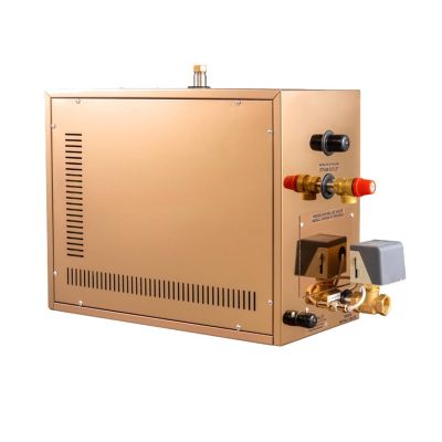 9kw Automatic Steam Shower Generator Stainless Steel Steam Generator Automatic Descaling Sauna Room Steam Bath Machine for Spa Room Digital Controller Powerful,Simple(8KW)