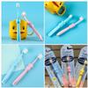 Zerodeko 3pcs Cartoon Shape Manual Toothbrushes Soft Bristles Pp Material Ergonomic Design for Oral Care Tool Gentle on Gums view 3
