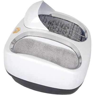 Automatic Shoe Sole Cleaning Machine, Smart Boots/Shoes Water Brushing Device with Sensor Switch & Absorbent Pad, Efficient Mud and Dirt Remover for Home or Clinic