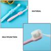 YARNOW Manual Toothbrushes with Soft Bristles Cartoon Elephant Shape 3pcs and Ergonomic Design Gentle on Gums Safe for Babies for Daily Oral Care view 4