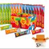 Assorted Fruit Flavours Chupa Chups Squeezee Freeze Ice Pops 12 x 45ml (Pack of 5 60 Total Pops) With Real Fruit Juice | No Added Sugar | Cola, Apple, Strawberry & Orange Freezable Lollies view 1