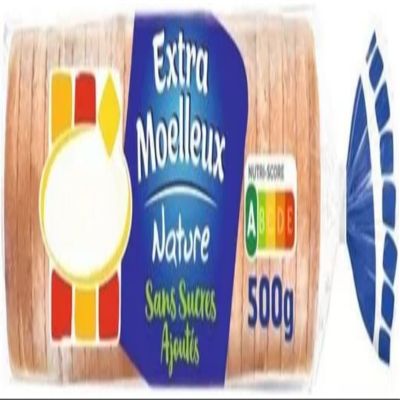 Harryis plain sliced bread 24's - 500g - pack of 4