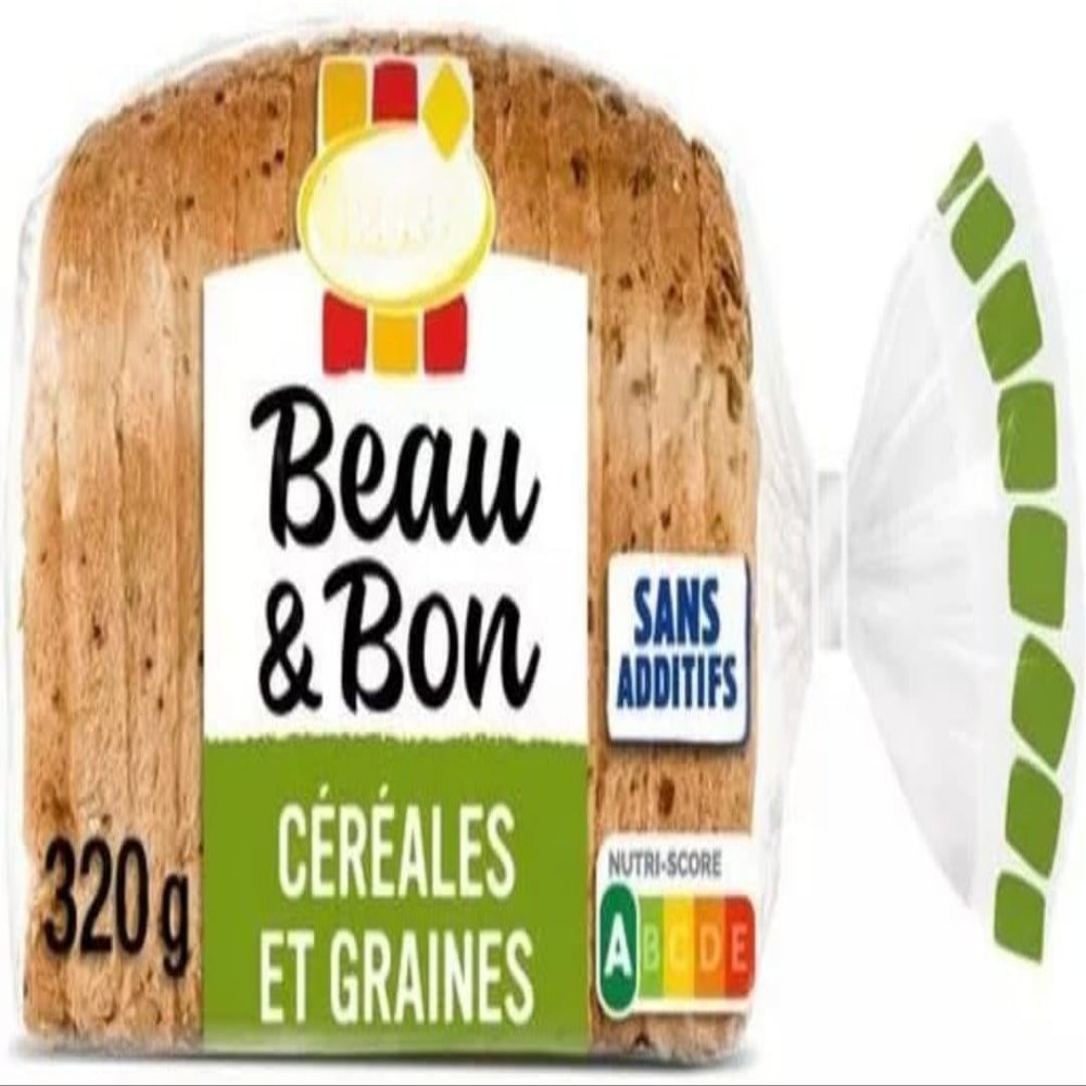 Harryis Beautiful & Good cereal bread 320g - pack of 8