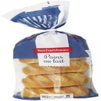 Rochambeau Pains au lait Bread x10-350g - pack of 4