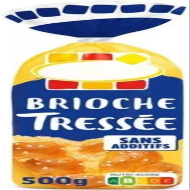 Harryis Brioche Tressed with sugar chips 500g - pack of 2