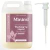 Bundle - Miniml Eco Washing Up Liquid - Wild Rhubarb & Lemon - 5L Refill and 5L Pump view 1