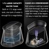 Electric Glass Rinser, Automatic Cup Washing Machine, Detachable Tea Cup Washer, 1.7L Water Tank, Quick Cleaning Tool for Efficient Dishwashing view 2