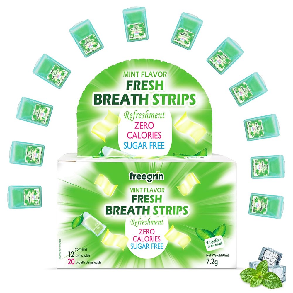 Spearmint Breath Strips 480 Count (24x20)