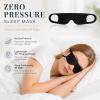 2 Pcs Sleep Mask,Elastic Breathable Blackout Eye Mask for Sleeping(Black) view 3