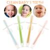 iplusmile Silicone Toothbrushes Providing Comfortable Brushing Experience 4pcs with Suction Base, Soft and Lightweight Oral Cleaning Brushes view 2