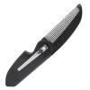 BTOSEP Beard Shaping Tool Transparent Stainless Steel Grooming Kit for Home Use 5 Pieces view 2