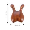 Holibanna Wooden Face Acupoint Massager and Nose Gua Sha Tool for Home Use, Comfortable and Portable Deep Tissue Massage Scraping Board for Relaxation and Tension Relief view 2