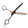 Barber Scissors Stainless Steel Hair Cutting Scissors, Lightweight Ergonomic Shears for Precision Trimming, Mustache Beard Hair Scissors for Barbershop and Home Use (Thinning Scissor) view 2
