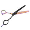 Barber Scissors Stainless Steel Hair Cutting Scissors, Lightweight Ergonomic Shears for Precision Trimming, Mustache Beard Hair Scissors for Barbershop and Home Use (Thinning Scissor) view 4