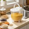 Rice Washer | Leak-Proof Ergonomic Grip Soaking | Vegetable Strainer Rice Washer | for Beans Grain Food Tomatoes Grapes Elderly Grandma Housewife Family view 3
