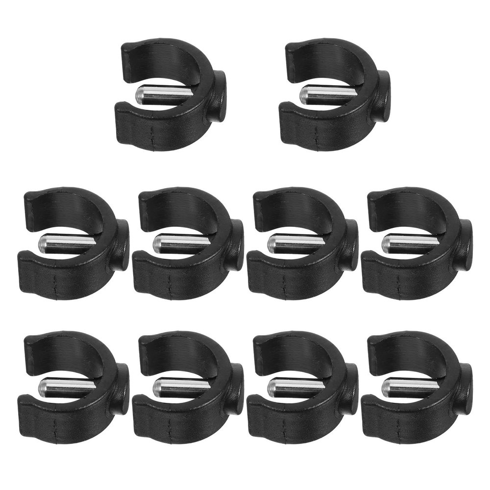 10 Pcs Walking Stick Pin Locks C-Shape Clip Set for Crutch
