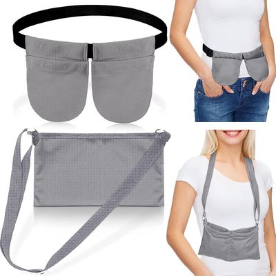2 Pack Mastectomy Drainage Pouch With Shower Bag Adjustable Mastectomy Drain Holder Waist Belt Breast Drainage Carrier For Mastectomy Breast Reduction Augmentation Recovery Support, C