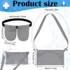 2 Pack Mastectomy Drainage Pouch With Shower Bag Adjustable Mastectomy Drain Holder Waist Belt Breast Drainage Carrier For Mastectomy Breast Reduction Augmentation Recovery Support, C view 2