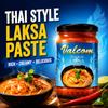 Valcom Thai Style Laksa Paste 230g, Authentic Thai Curry Soup Base, Southeast Asian Noodle Soup Cooking Condiment (Pack of 4) view 2