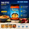 Valcom Thai Style Laksa Paste 230g, Authentic Thai Curry Soup Base, Southeast Asian Noodle Soup Cooking Condiment (Pack of 4) view 3